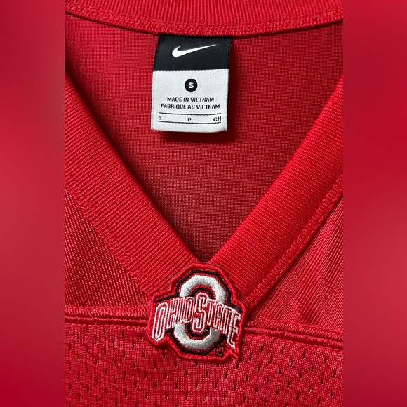 Nike Ohio State Buckeyes Football Jersey #2 Scarlet Red Men’s Size Small - Picture 3 of 6